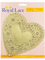 Royal Lace Papierdeckchen in Herzform, Metallic-Gold, 15,2 cm, perfekt für Valentinstag, Tischdekoration und Partys, 108 Stück