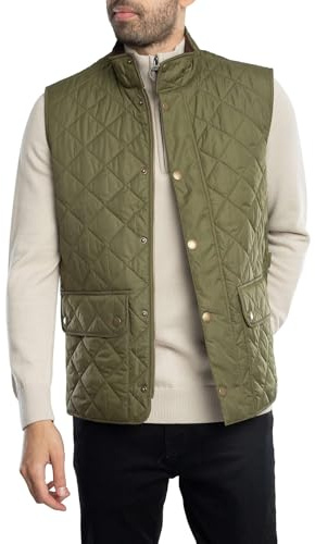 Barbour Herren Neue Lowerdale-Weste, Dark Moss, XL