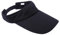WOFASHPURET Tennisvisier – Sonnenvisier für Herren und Damen, verstellbar, Sonnenvisier – große Sonnenschutzkappe für Strand, Tennis, Golf, Schwarz , 27.00X17.00X3.00CM