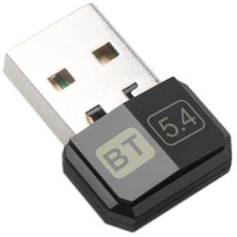 Adaptador Bluetooth USB 5.4, Memoria Bluetooth para PC Laptop EDR Dongle USB Bluetooth Compatible con Windows 11/10/8.1/7