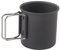 Tyenaza Tasse de Camping, Tasse à Boire de Camping en Plein air avec poignée Pliable Tasse à café en Alliage d'aluminium Noir, pour Les aventures de Voyage en Plein air