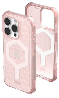 URBAN Armor Gear UAG Essential Armor Hülle für iPhone 16 Pro 6.3 MagSafe Aufladebetrieb Robust, schlank, stoßfest, rutschfest, Militärqualitätsschutz, Pink