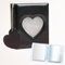 Mini Photocard Binder, 7,6 cm Mini-Fotoalbum, Mini Einsteckalbum, Fotoalbum Klein, Photocard Binder Kpop Mini, 32 Taschen Visitenkartentasche für 3 Zoll Mini Fotoalbum (Schwarz)