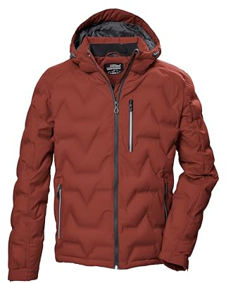 killtec Herren Steppjacke mit Kapuze/Jacke ist wasserabweisend KOW 60 MN QLTD JCKT, ziegelrot, 4XL, 41834-000