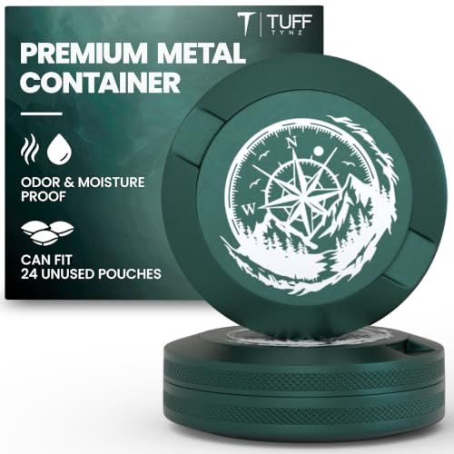 TuffTynz - Nicotine Pouch Container | Snus | Snus Can | Gift for Him | The Adventurer