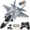 DEERC F35 Avion télécommandé 4 canaux sans balais pour Adultes, Avion de Chasse EDF, Gyroscope 6 Axes 2,4 GHz, Planeur EPP RTF, Facile à Piloter pour Les Joueurs expérimentés
