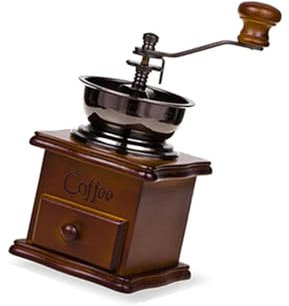 Macinacaffè tradizionale a manovella portatile manuale per casa ed esterno