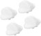 Housoutil 4pcs Washer Control Knob Assembly Replacement Timer Knob for Washing Machine Tap Parts
