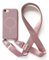2NSPDRGNI Handykette Schutzhülle kompatibel mit iPhone 6/iPhone 7/iPhone 8 Handyhülle mit Band,Kabellosem Laden Hülle Halsband Lanyard Silikonhülle,Rose Gold