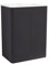 BELOFAY Vanity Unit with Basin | 600mm Floor Standing Bathroom Vanity Unit with Basin | High Gloss Grey | Push to Open Doors & DTC Soft Close Hinges with 1 Tap Hole Ceramic Basin & Waste (Edison Grey)