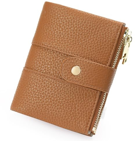 GOIACII Petit Portefeuille Compact en Cuir avec Blocage RFID pour Femme