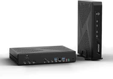 JOVCOR Gaming Mini PC, Core i5-13500H, Mini Gaming PC 64GB RAM 512GB NVMe SSD 2TB HDD, Win11 Pro, WiFi6 BT5.2, 8 USB, Gigabit Ethernet