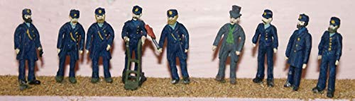 OO Scale Model (1/76th) Scale Model Kit 10 Victorian/Edwardian Railway figures