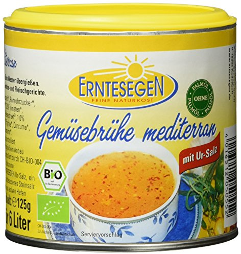 Erntesegen Gemüsebrühe -mediterran- 125 g Bio Würz-Sauce, 6er Pack (6 x 125 g)