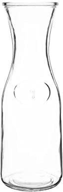 Olympia GG928 Lot de 6 carafes en verre 1 l