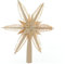 Rudolphs Schatzkiste Baumschmuck Christbaumspitze EL. Beleuchtet Mittig mit Holzstern(Beidseitig) BxHxT=27x28x3cm NEU Weihnachten Christbaum Baum Spitze Holzschmuck Holz Seiffen Erzgebirge D