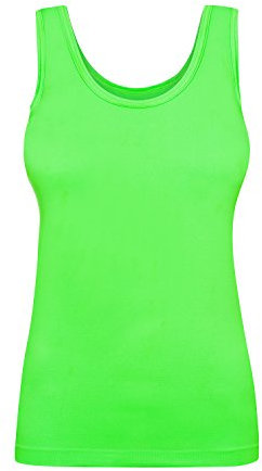 Assoluta Damen Tank Top, Größe XL, neon grün