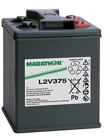 Exide Marathon L2V375 2V 375Ah AGM Blei Akku VRLA