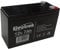 Batterie au plomb rechargeable 12 V 7 Ah 20 hr pour alarmes antivol ups lampes d'urgence