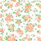 20 Servietten Rosenblüten klein apricot/Blumen/Vintage 33x33cm
