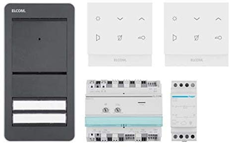 Elcom Home AudioSet REP102Y 2 Teilnehmer AP 2D Türsprech-Set 3599430019050