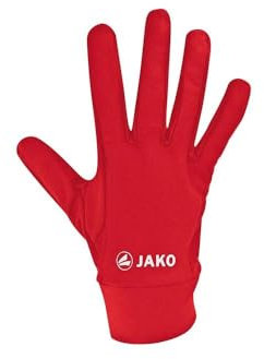 JAKO Unisex Feldspielerhandschuhe Funktion, Rot, 7