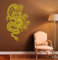 Wandaufkleber Wandtattoo Chinesischen Stil Drachen Vinyl Aufkleber Wasserdichte Kunst Wandbilder Home Decor Schlafzimmer Fertig Größe 59X90 Cm