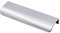 LONTAN 1 Stück Griffe für Küchenschränke, Geburstetes Nickel Türgriffe Küche - Lochmitte 128mm Aluminium Modernes Griff Schrankgriffe Möbelgriffe Schubladengriffe
