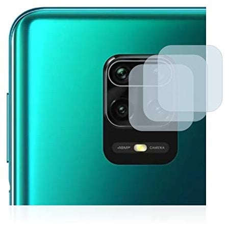 BROTECT Protector Pantalla Cristal para Xiaomi Redmi Note 9S / 9 Pro (SOLO Cámara) Protector Vidrio (3 Unidades) - [Dureza 9H, Anti-Arañazos]