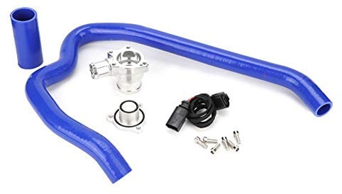 Aramox Umrüstventil-Umrüstsatz für R 2.0 TFSI , Aluminiumlegierung + Silikonschlauch, Mehrwegeventil, 2-Port, 10 mm Auslass, Kühlerluftumwälzung, OEM-Ventilersatz