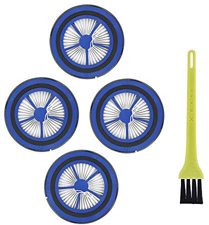 Fantisi Für Proscenic P11 P10 kabelloser Staubsauger Zubehör, 4 HEPA-Filter-Set (inkl. 1 kostenlose Reinigungsbürste)