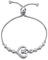 Agvana Damen Armband Herz, 925 Sterling Silber Infinity Armband Geburtsstein Armbänder, April Geburtsstein Simulierter Diamant Herz Verstellbare Armband Edlen Schmuck Geschenk für Frauen