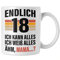 Trendation 18. Geburtstag Junge Mädchen Tasse 18 Jahre alt Sohn Tochter Geschenkidee