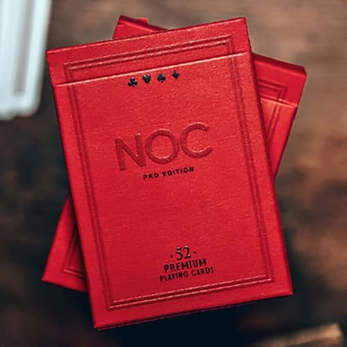 SOLOMAGIA NOC Pro 2021 (Burgunderrot) Spielkarten - markiert