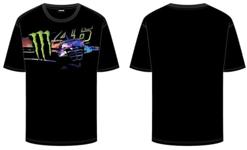Valentino Rossi Unisex Vr46 Monster Dual Line T-Shirt (1er Pack)