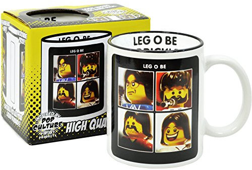 Kapow Gifts Beatles Comedy Retro Mug Gift for him or her - Bricklets Lego It Be Mug - Christmas or Birthday Present, Ceramic, 250ml