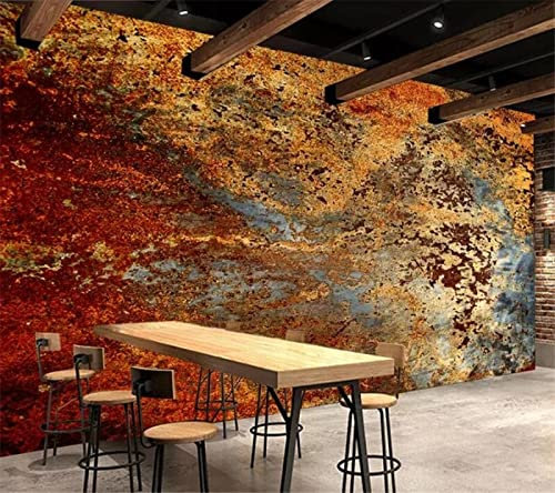 Papier peint de fond de peinture de ciment de style industriel vintage européen et américain de peinture mural Murale Papier Peint 3D Salle de séjour Chambre à coucher séjour Mural enfant-350cm×256cm