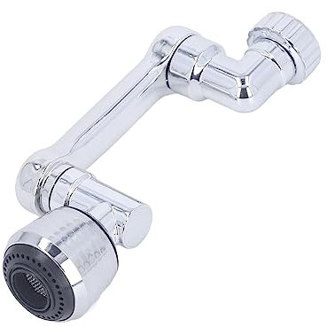 1080 ° Drehbarer Wasserhahn-Extender-Belüfter, Universeller Spritzfilter-Wasserhahn-Extender mit 2 Wasserauslassmodi Zum Waschen des Waschbeckens Teleskop-Schwenkhahn-Verlöngerung