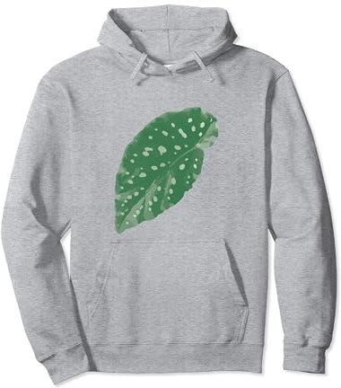 Cute Begonia Maculata polka dot begonia leaf for men women Pullover Hoodie