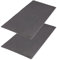 Westmark Naturschiefer-/Gastronormplatten, 2 Stück, GN 1/1, Mit Kratzschutz, Fläche: Je 53 x 32,5 cm, Schiefer, Tapas + Friends, Anthrazit, 692822E3