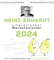 LAPPAN Heinz Erhardt - Literarischer Wochen-Kalender 2024 - -Verlag - Wandkalender mit Gedichten von Heinz Erhardt und Illustrationen von Melanie Garanin - 21 cm x 24 cm