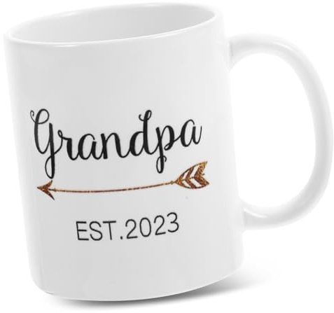 Zerodeko Boccale in Ceramica Tazza in Ceramica Retrò Tazze Regalo in Ceramica Tazze Da Caffè Coppia Tazza Di Latte Art Tazze Del Nonno Bicchiere D'acqua Vintage ▾ Padre Tazza Da Cappuccino