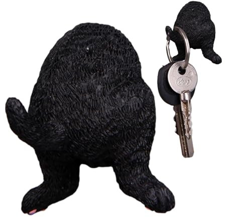 Anulely Cat Fridge Magnet, Cat Magnets - Cat Resin 2 in 1 Key Holder Magnet | Magnetic Funny Cat Fridge, Decorative Magnets,
