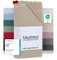 Blumtal® Baumwolle Spannbettlaken 90x200 cm Basics Jersey - Bettlaken 90x200 cm - Oeko-TEX zertifiziertes Spannbetttuch 90x200 cm - Matratzenbezug 90x200 cm - Bettbezug - Leintuch - Taupe