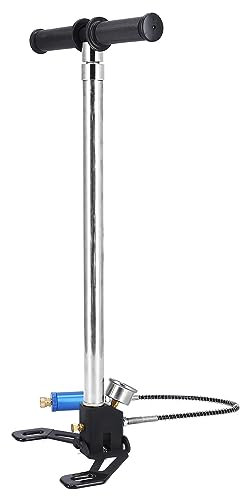 Brilluxa Hand Pump, 4 Stage High Pressure Pump 30Mpa 4500 PSI High Pressure P C P Air Rifile Filling Stirrup Pump for Air Rifles
