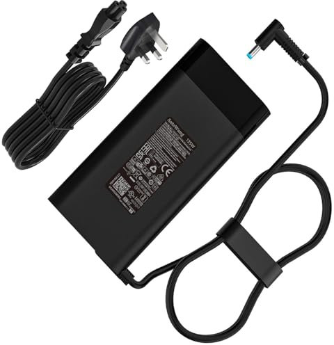 New 135W 19.5V 6.9A Laptop Charger for HP Spectre X360 15 16 16t-f100 15t-df100 15-df000 16-f000 Business Laptop Pavilion Gaming 15 16 17 15-ec0751ms L15534-001 Omen 15 17 Envy 13 14 Power Adapter