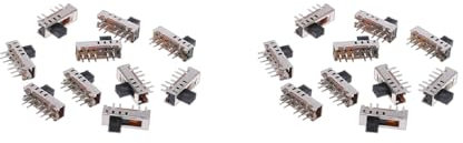 10Pcs SS24E01-G5 Slide Switches Vertical 0.5A 10 Pin 4 Position Toggle Nvr On Off Power Manual Transfer Router Tables Woodworking Router Table Electrical Equipment