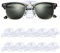 xiruiubao Porte Lunettes Mural, 10 Pièces Support de Lunette de Soleil Autocollantes, Support Mural Présentoir Lunettes en Forme de Nez pour Maison,Salle de Bain, Chambre