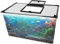 Luobannm Magnetischer Aquariumdeckel zum Selbermachen, Abdeckung für Aquarium, Anti-Sprung-Netz, zum Schutz der Fische Vor Dem Herausspringen Aus Dem Aquarium, Hellbraun