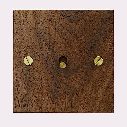 ApuaVireo&Co Messing-Lichtschalter Messing Hebel Verdeckte Hebel KippschalterHome Wand Schalter 86 Typ Handarbeit Massiv(1 Gang)